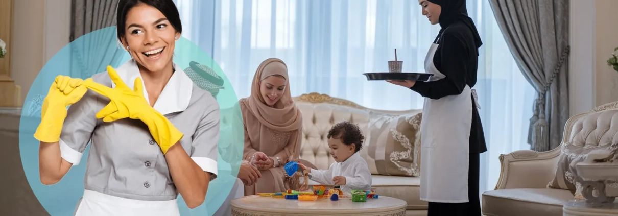 خدمة معروفة : اختر عاملتك بنفسك بالاسم من الفلبين، كينيا، سريلانكا أو أوغندا
