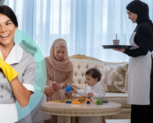 خدمة معروفة : اختر عاملتك بنفسك بالاسم من الفلبين، كينيا، سريلانكا أو أوغندا